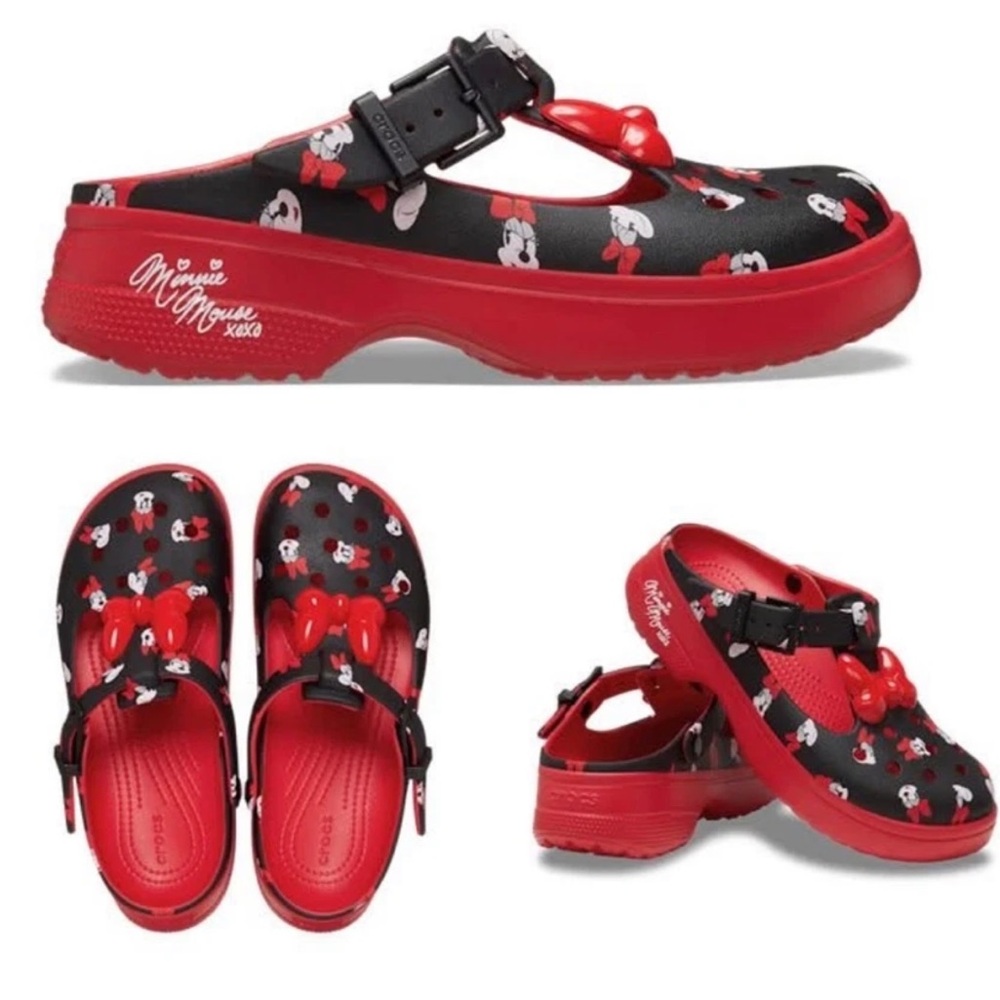 NWT Crocs Disney Minnie Mouse Mary Jane | 7